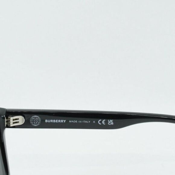 💯 NEW BURBERRY WREN BE4396U 300187 BLACK DARK GREY SUNGLASSES - Picture 5 of 10